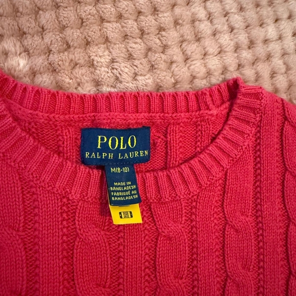 Polo Ralph Lauren KidsEmbroidered cable-knit cotton sweater - Picture 6 of 7